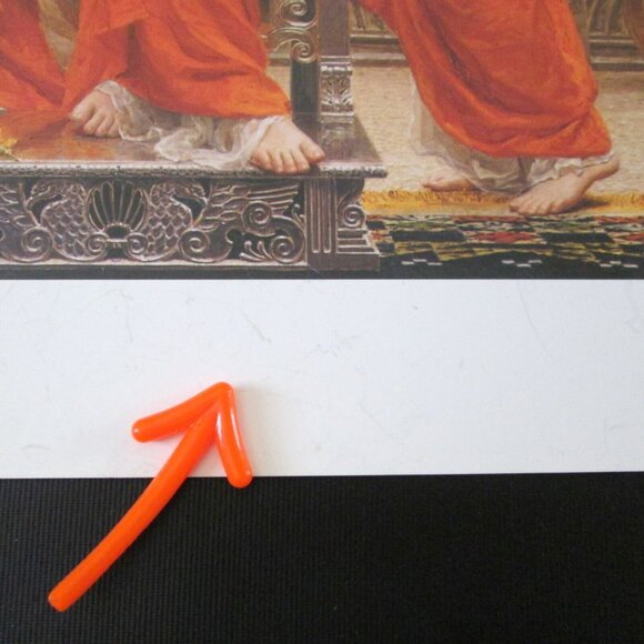 Graphique Of France Print Midsummer Albert Joseph Moore 11 x 14 Vintage 90s - Picture 4 of 6